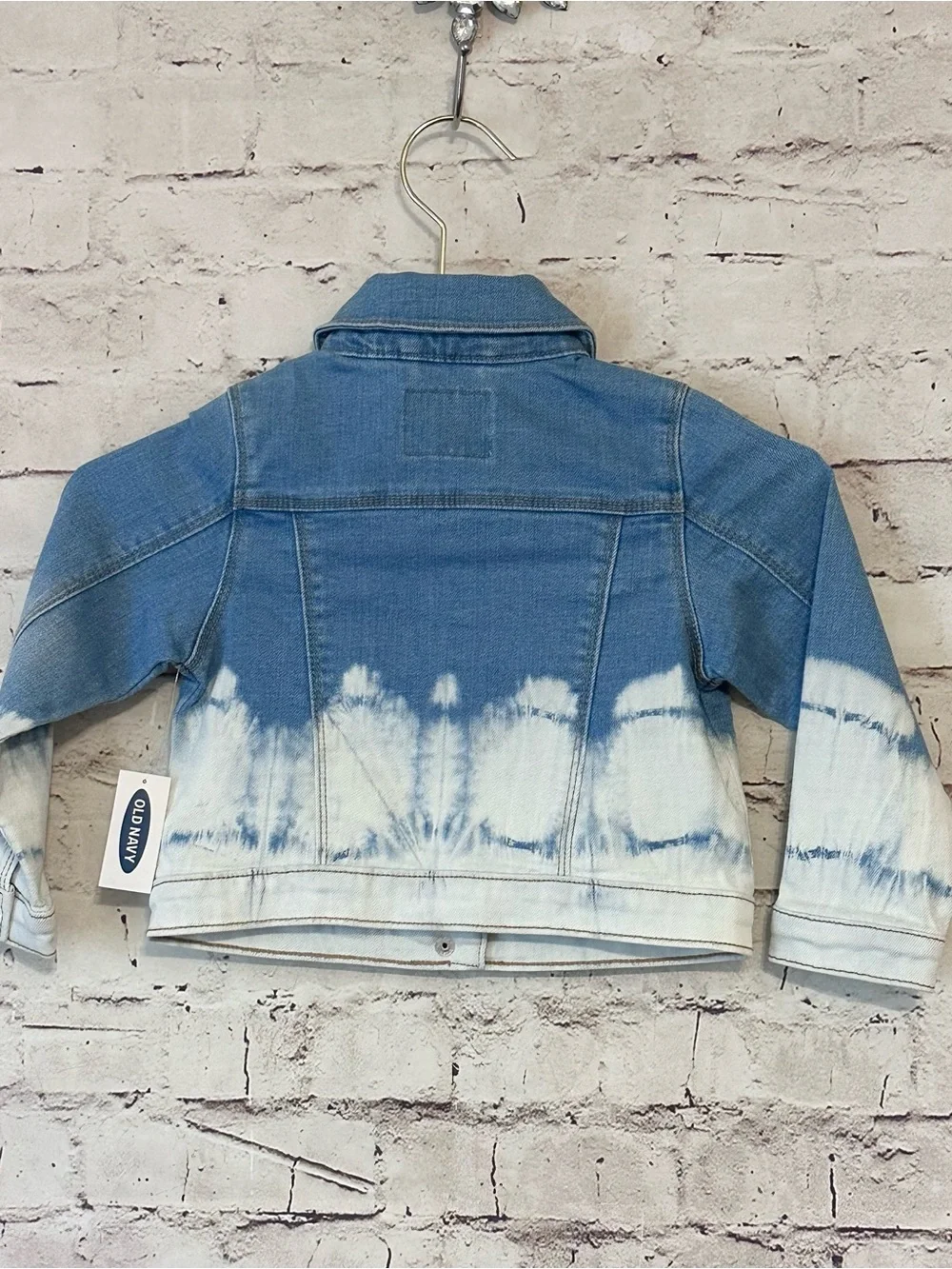 Old Navy Kids Blue Ombre Tie-Dye Denim Jacket